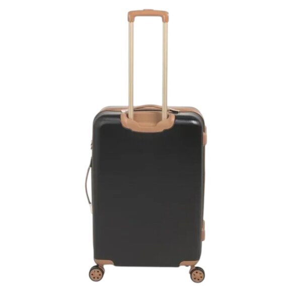 25in LONDON FOG Black/Sand Westbury Hardside Expandable Spinner - Picture 2 of 2